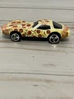 1995 Hot Wheels Chevy Corvette Stingray Pizza Vette White Diecast 1:64