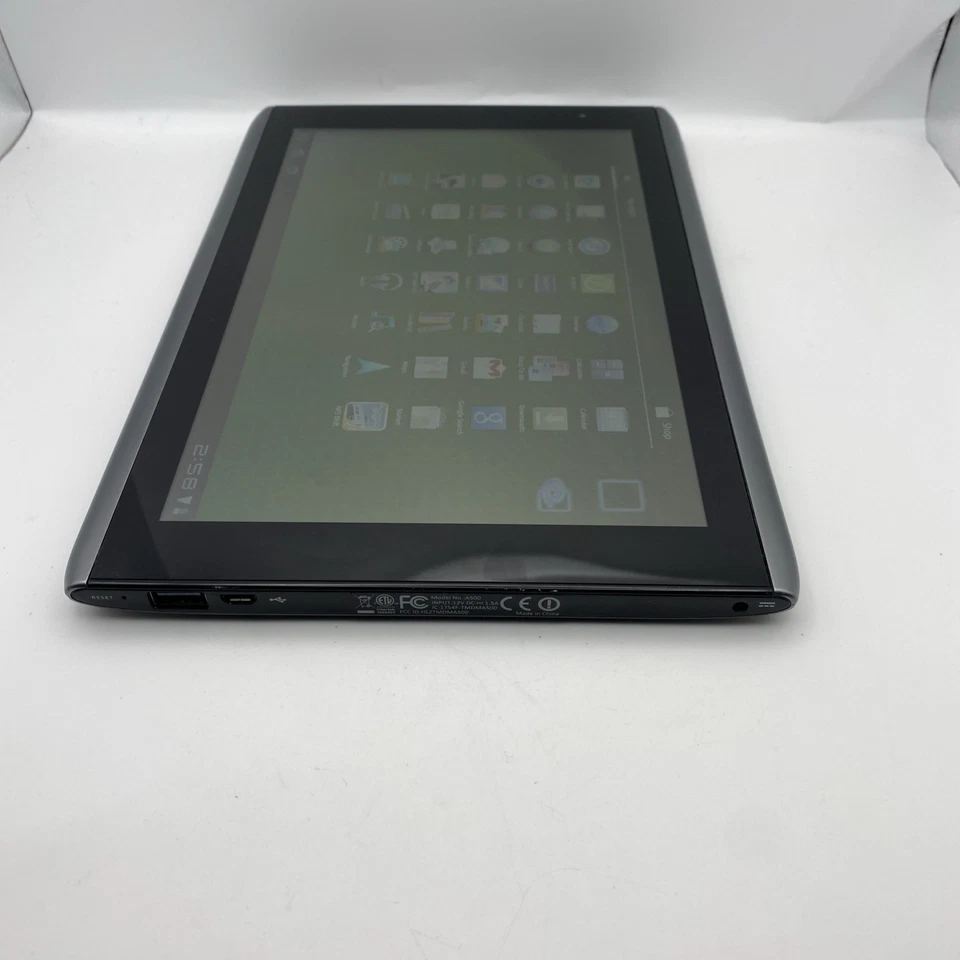 Acer Iconia Tab A500 10.1 Wi-Fi 32GB 1GB RAM Tablet Black - Image 2 of 4