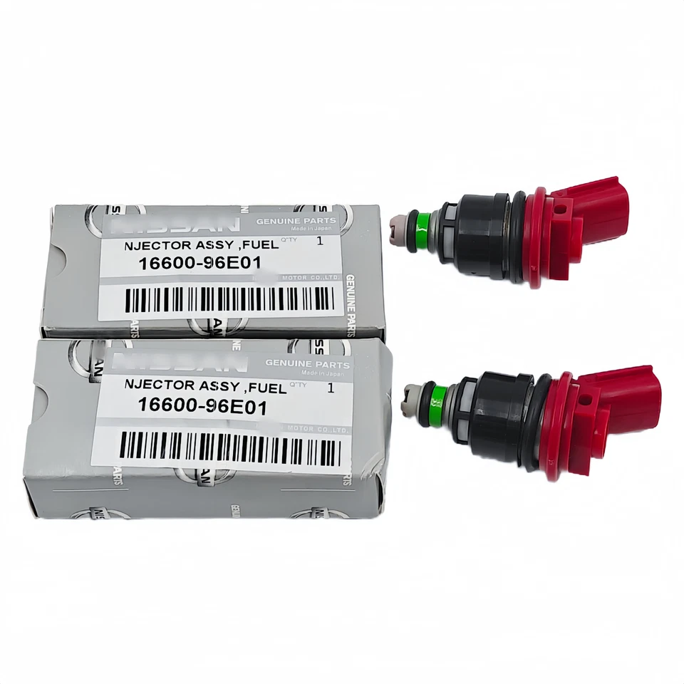 Juego (6) inyectores de combustible OEM para Infiniti I30 1996-1999 Nissan Máxima 1660096E01 Foto 4 de 4