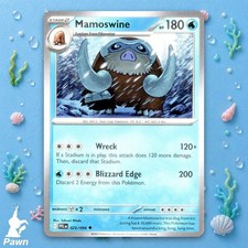 Mamoswine 25/94 Phantasmal Flames Uncommon Pokemon TCG Card NM Art Takumi Wada