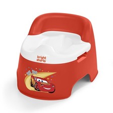Bright Starts Disney and Pixar Cars Full Comfort Potty Training Toilet, RED
