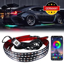 LED RGB Auto Unterbodenbeleuchtung Underglow Körper Atmosphäre Lichtleiste App