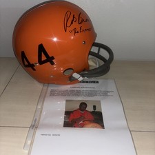 The Express Syracuse Football Helmet Signed Rob Brown Throwback Style Full Size