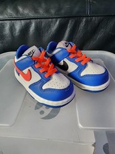 Nike Dunk Low Bright Crimson Game Royal Toddler 5c Style Code CW 1589 104