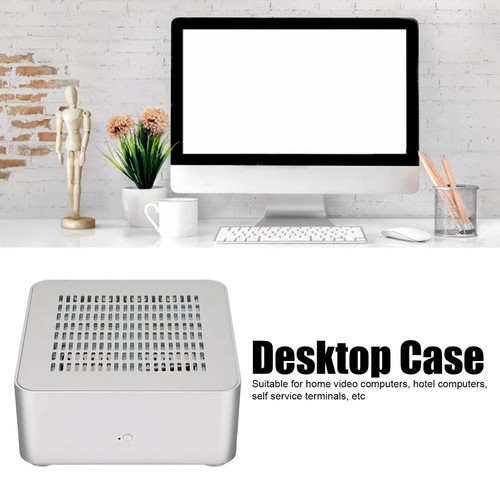 Carcasa de aluminio, pequeña carcasa de ordenador de sobremesa, fuente de alimentación, HTPC, -ITX-PC-5256 - Imagen 5 de 6