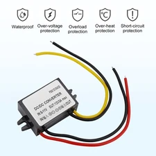 Waterproof DC-DC Boost Step-Up Converter 6V To 12V 3A Car Power Supply Module US