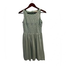 LOFT A-Line Sleeveless Sea Foam Color Dress Size 2