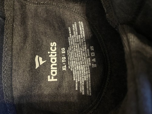 Nuovo con etichetta! Felpa con cappuccio Fanatics NFL uomo Las Vegas Raiders pullover in pile nero - Foto 5 di 6