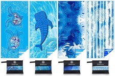 Lightweight Thin Microfiber Beach Towel Sand Free Quick Dry Absorbent Compact...