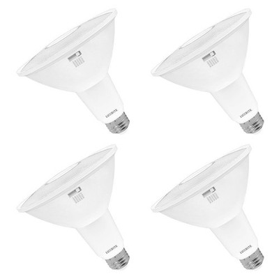 Luxrite PAR38 LED Flood Light Bulb 13W=90W 5CCT 1200 Lumens Dimmable 4 Pack