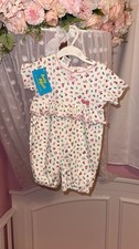 Vintage Oshkosh B Gosh Vintage Romper Dead Stock NWT size 12 Month Baby Girl