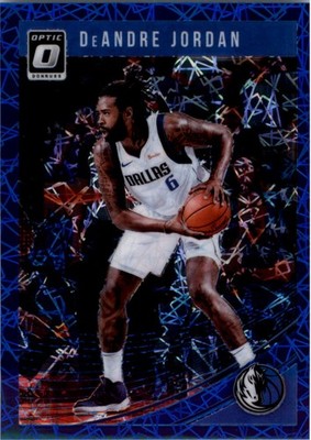 2018-19 Donruss Optic Blue Velocity #50 DeAndre Jordan - BSK