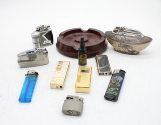 F x12 Vintage Cigarette Lighters Inc Longfang Ronson W/ Ashtray Etc