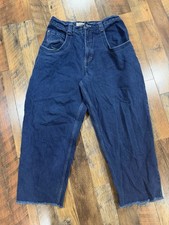 Vtg 90s Y2K Jnco Baggy Jeans Style 131 34x32 Big Pockets Comfort Style