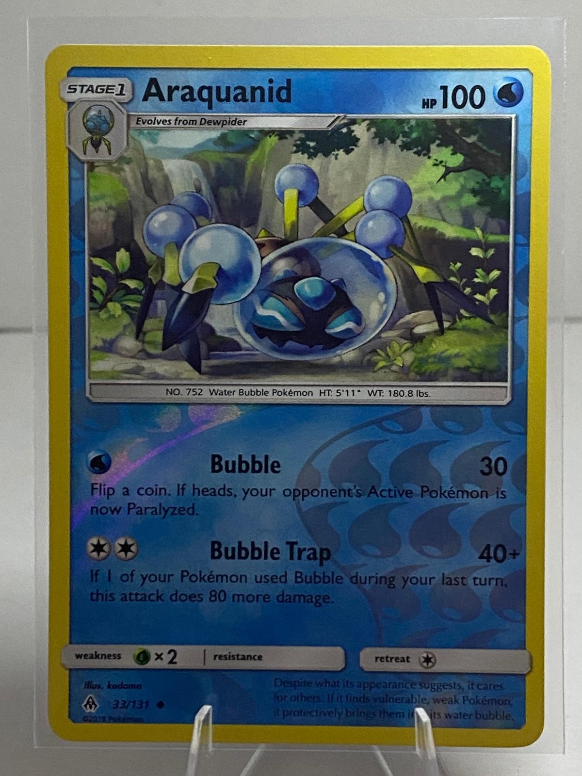 Araquanid 33/131 Uncommon Forbidden Light Reverse Holo Lightly Played