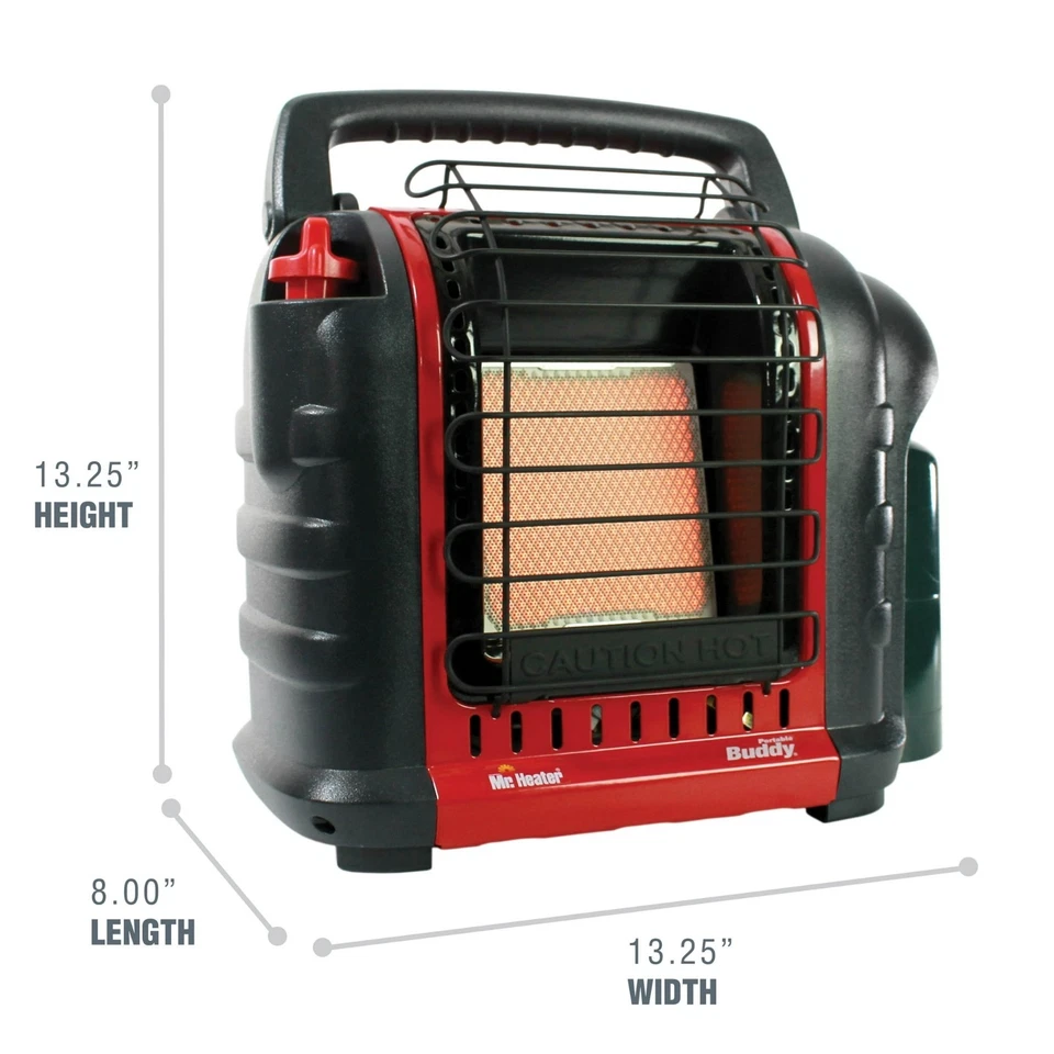 Mr. Heater MH9BX Propane Radiant Heater - Red/Black - Image 3 of 4