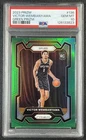 VICTOR WEMBANYAMA PSA 10 2023-24 PANINI PRIZM #136 ROOKIE GREEN RC SPURS 823