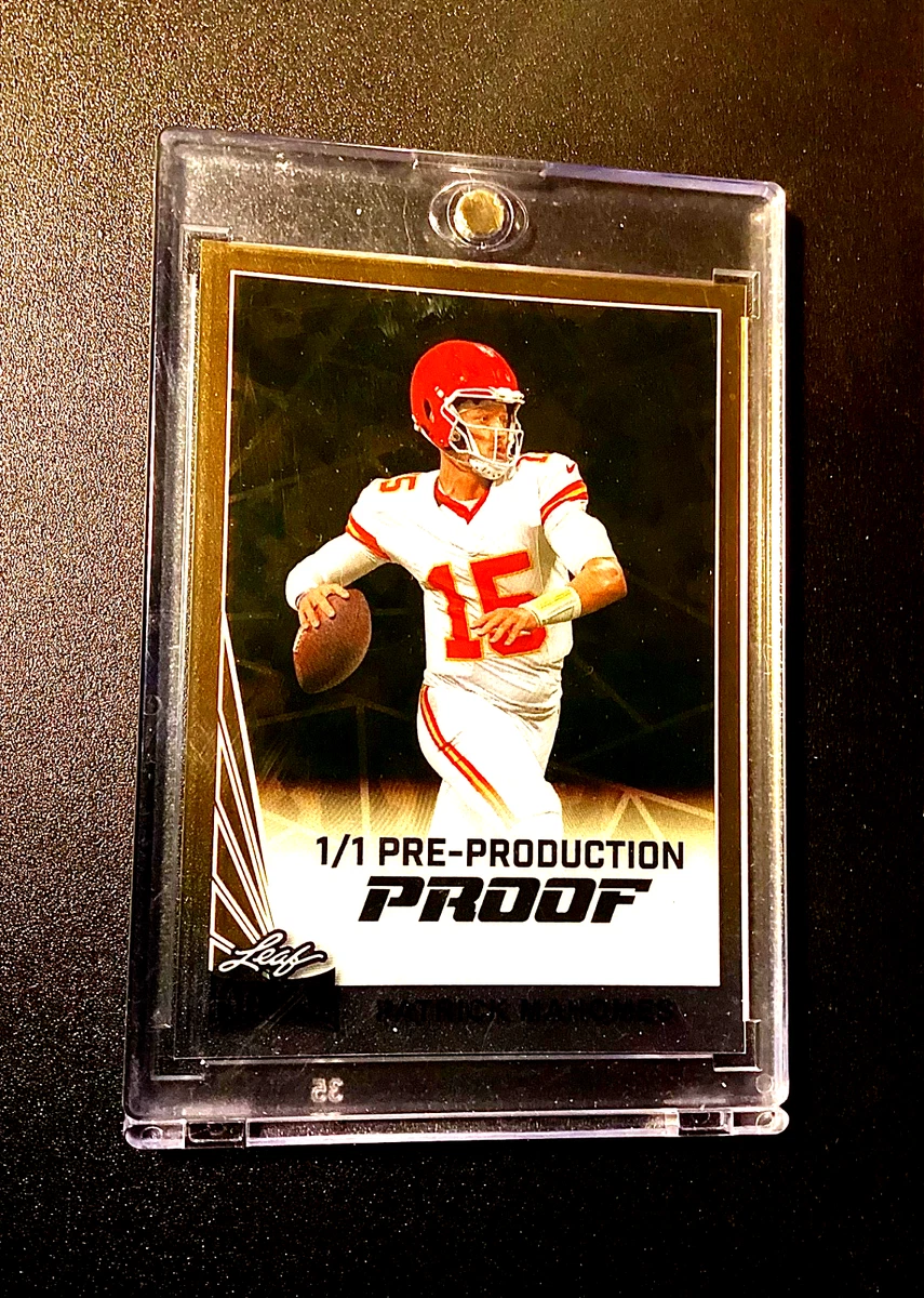 Patrick Mahomes Football Original Sports Trading Cards