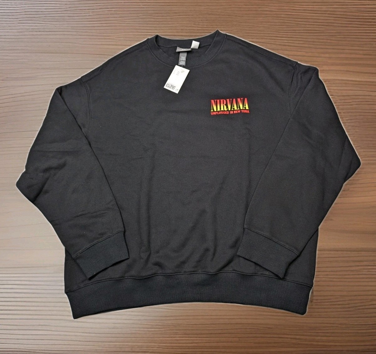 H&M Nirvana MTV Unplugged New York Graphic Print Crewneck