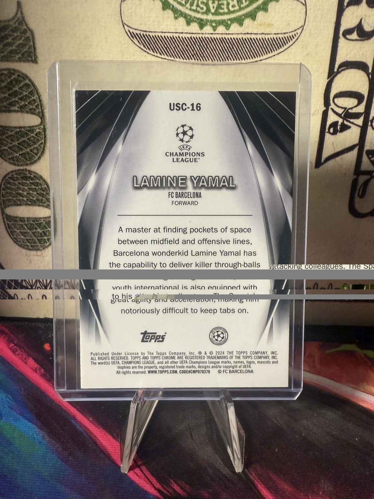 2023-24 Topps UEFA Club Competitions - Ultimate Stage Chrome Lamine Yamal... view 2