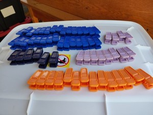 LOT OF 62 - JOY MANGANO HUGGABLE HANGER CLIPS See Pics And Description For Color