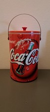 Coca Cola Porta ghiaccio Secchiello Cestello Contenitore Anni 90
