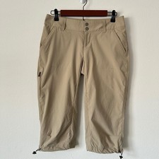 Columbia Women's Size 4 Saturday Trail II Hiking Pants Tan Lightweight Gorpcore