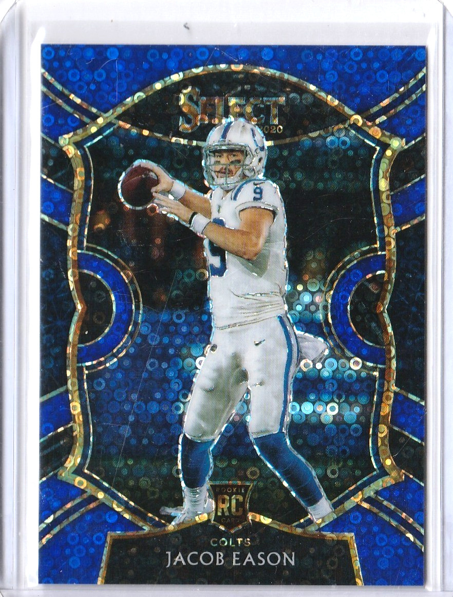 Jacob Eason - 2020 Select Blue Disco Club Level /25 - Rookie Card