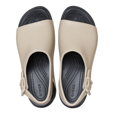 NEW CROCS Dylan Platform Slide 213012 Black/Dulcé Beige | eBay