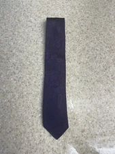 Ryan Seacrest Distinction Men's Tie Purple Paisley