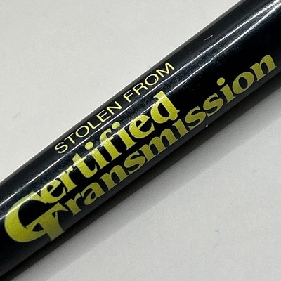 BIC CLIC Ballpoint Pen CERTIFIED TRANSMISSION ''Stolen From...''