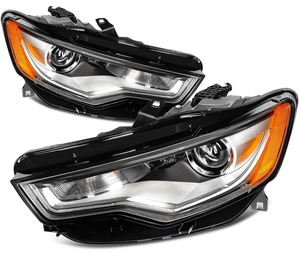 Headlights Assembly For 2012-2015 Audi A6 S6 Quattro HID/Xenon w/Projector L+R Foto 2 de 4