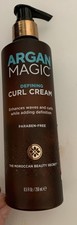 Argan Magic Defining Curl Cream Curl Enhancing Paraben-Free Argan Oil 8.5 oz