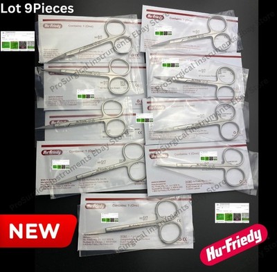 Hu-Friedy Iris Straight S17 Scissors 4.5'' German Stainless Steel Lot of 9x