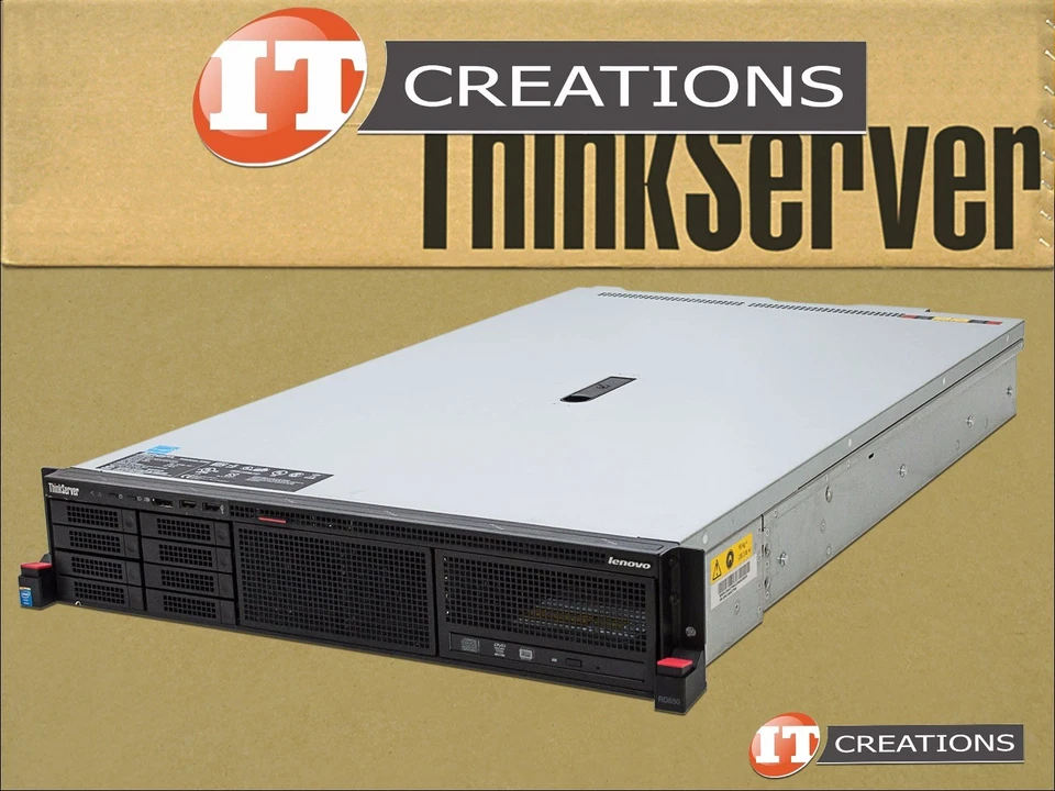 LENOVO THINKSERVER RD650 TWO E5-2683V3 2.0GHZ 32GB 7 X 400GB SSD - Image 3 of 4