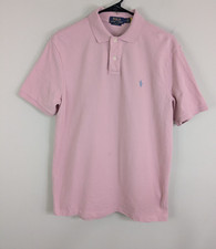 Polo Ralph Lauren Polo Shirt Men's Large Pink Short Sleeve Stretch Casual