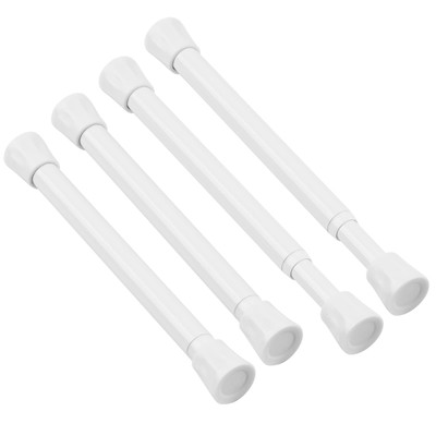 TYRON Small Spring Tension Curtain Rod 7 to 10.5 Inch, Mini Short Adjustable ...