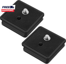 2 Pieces 41Mm QR Release Plate Camera Tripod Ball Head Quick Release Plate