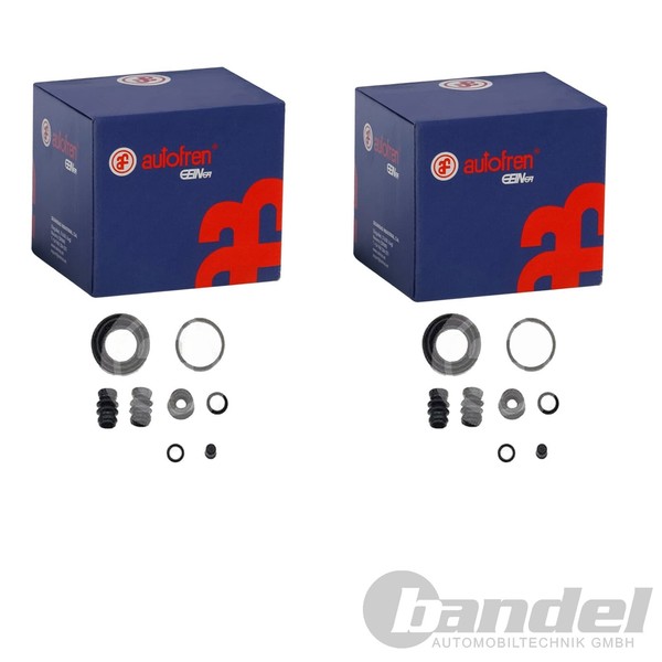 2X Autofren Bremssattel RAPARATUR-SATZ Hinten Passend FüR Nissan Almera Primera-image