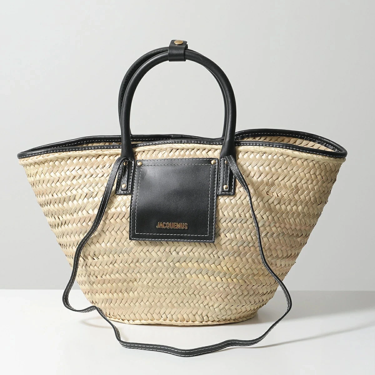 Jacquemus — JACQUEMUS Le Petit Panier Soli Basket Bag Women's Tote Bag Black or Brown