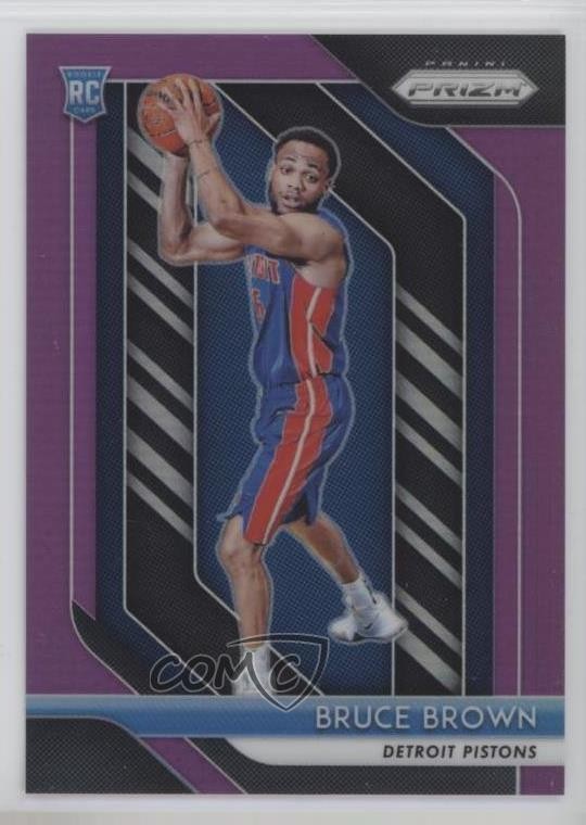 2018-19 Panini Prizm Purple Prizm 27/75 Bruce Brown #132 2d9