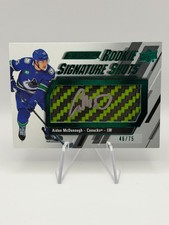 Aidan McDonough - 2023-24 Engrained Rookie Signature Shots Green /75 RC Auto