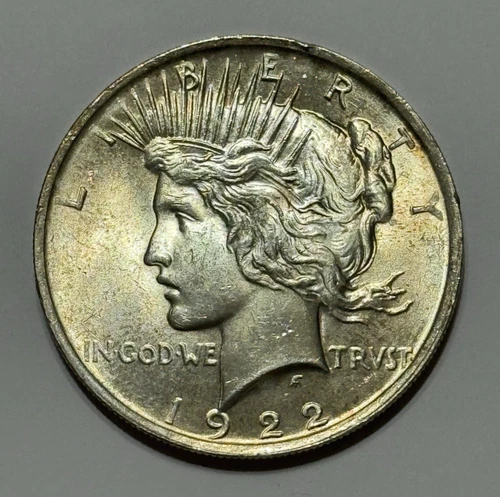 1922 Peace Silver Dollar (90% Silver) ~ MS+
