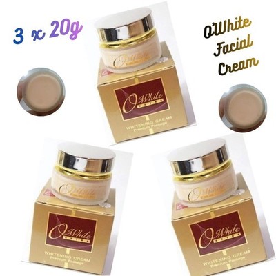 O White Facial Cream Smooth & Bright Appearance Daily Skincare 3 or 6 Jars 20g