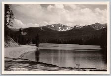 Scenic Sylvan Lake Mountain Ridge Yellowstone Park WY B&W Photo 4x6 Lucier      