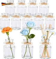 Kleine Glasvasen FüR Hochzeit Tischdeko 12Er Set, Langlebig & Leicht Zu Reinigen