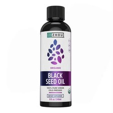 Organic Black Seed Oil Cold Pressed 8 Oz