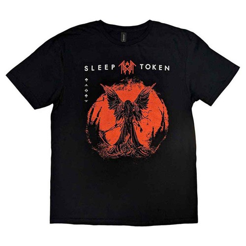 T-Shirt Officiel Sleep Token 'Take Me Back To Eden' - Logo Groupe, Couleur Noir, Coupe Unisexe - Coton Doux