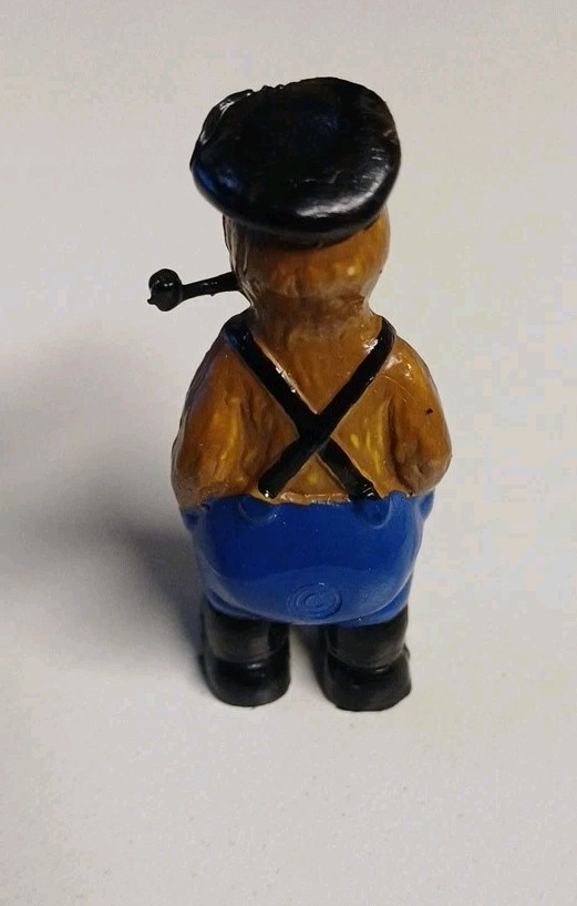 Orso marino - Figurina serie Petzi - Heimo - anni '70 - ottime condizioni con pipa foto 3