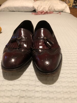 Vintage Florsheim Imperial Wingtip Tassel Loafers Men display picture 1